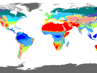 Koeppen Geiger Climate Classification Map 19802016 no borders
